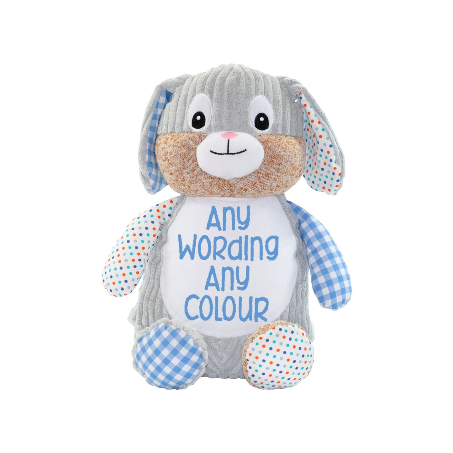 Cubbies Blue Bunny, Personalised Embroidery