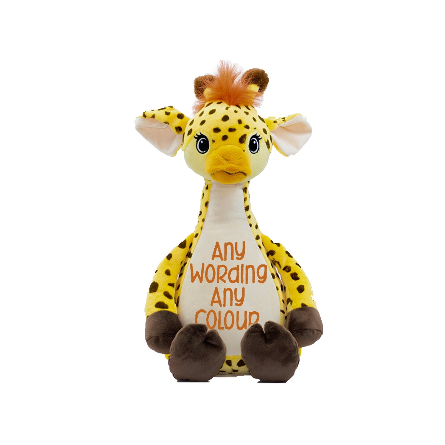 Cubbies Signature Giraffe, Plush Toy, Personalised with embroidery