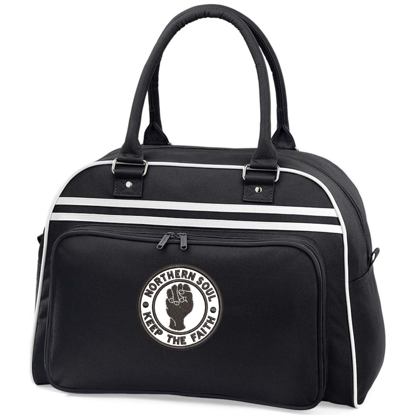Northern Soul Embroidered Retro Bowling Bag Northern Soul Bag