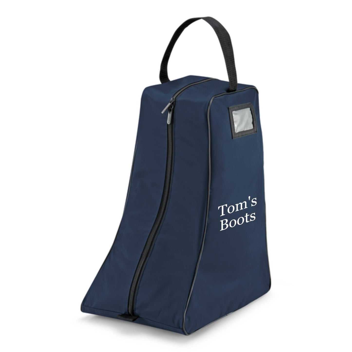 Wellington Boot Bag, Riding Boot Bag, Personalised Embroidered Name and Wording, Free P&P