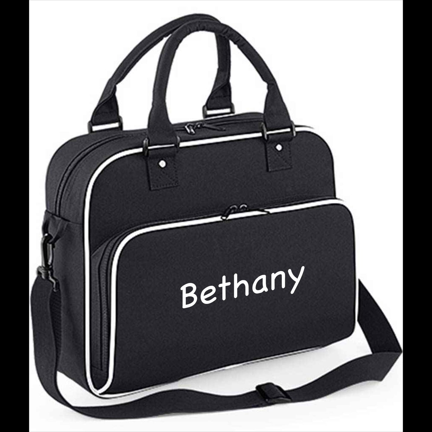 Personalised Gift. Dance Kit Bag with Embroidered Name Customised Gift - 4 Colours