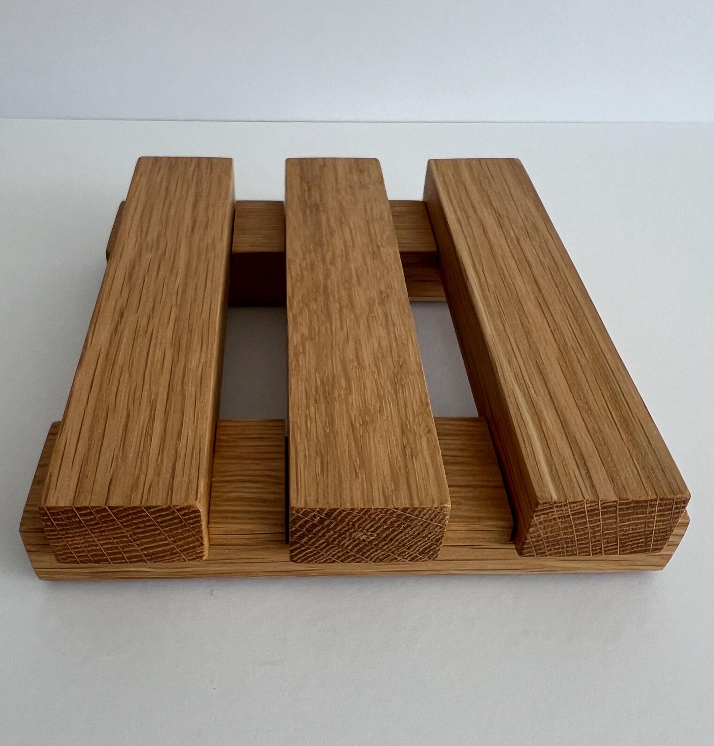 Solid Oak Trivet, Pan Stand, Pot Holder, Hand crafted in the UK free p&p