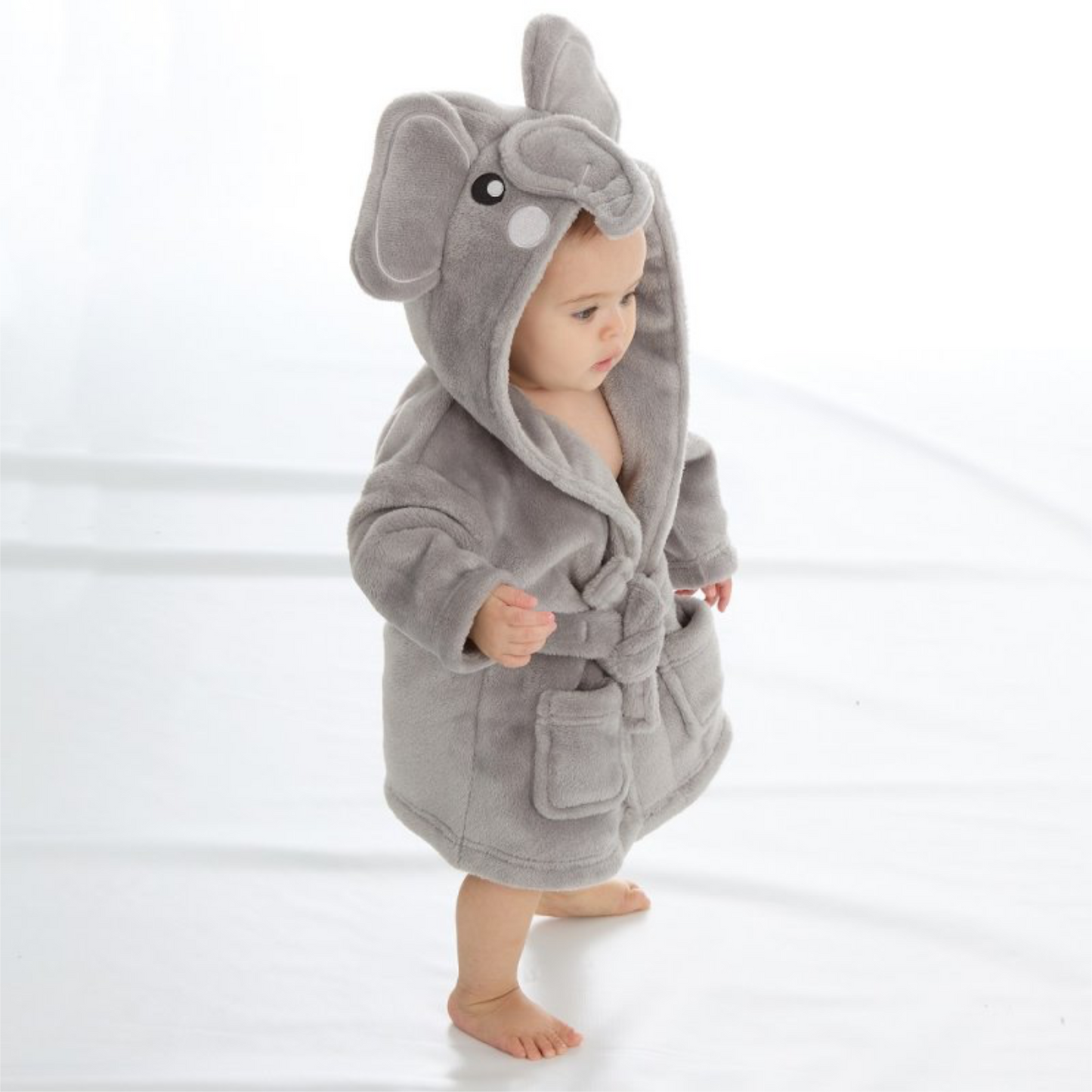 Childrens Novelty Dressing Gown Robe (Elephant Style)