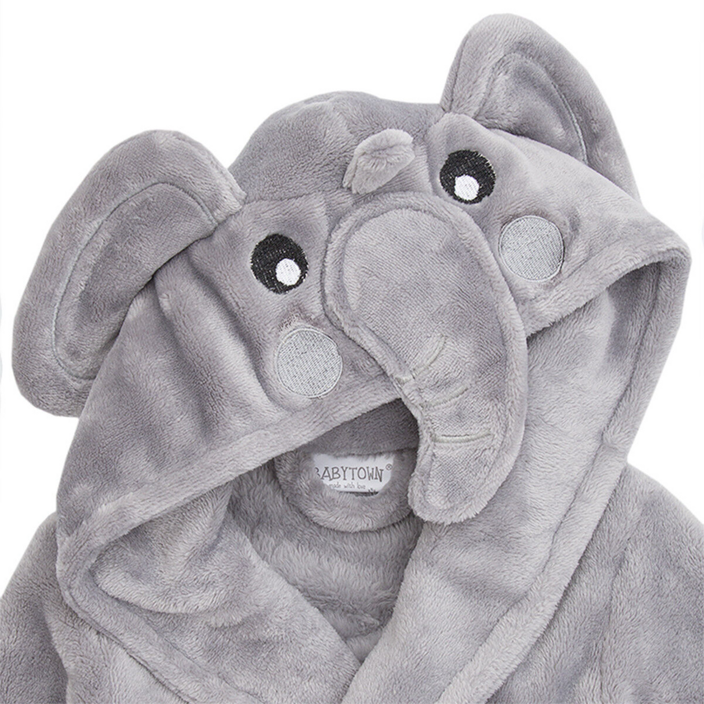 Childrens Novelty Dressing Gown Robe (Elephant Style)