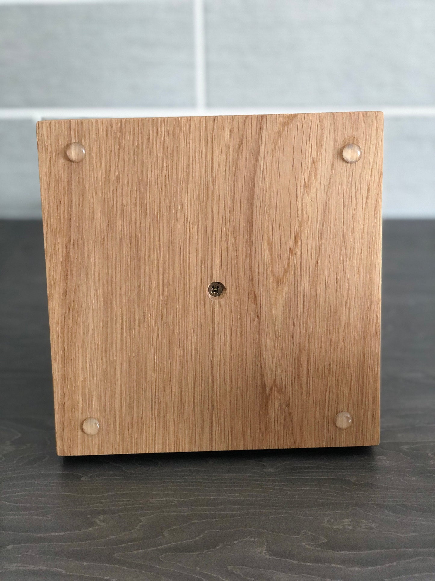 Solid American Cherry Round Kitchen Roll Holder / Toilet Roll Holder