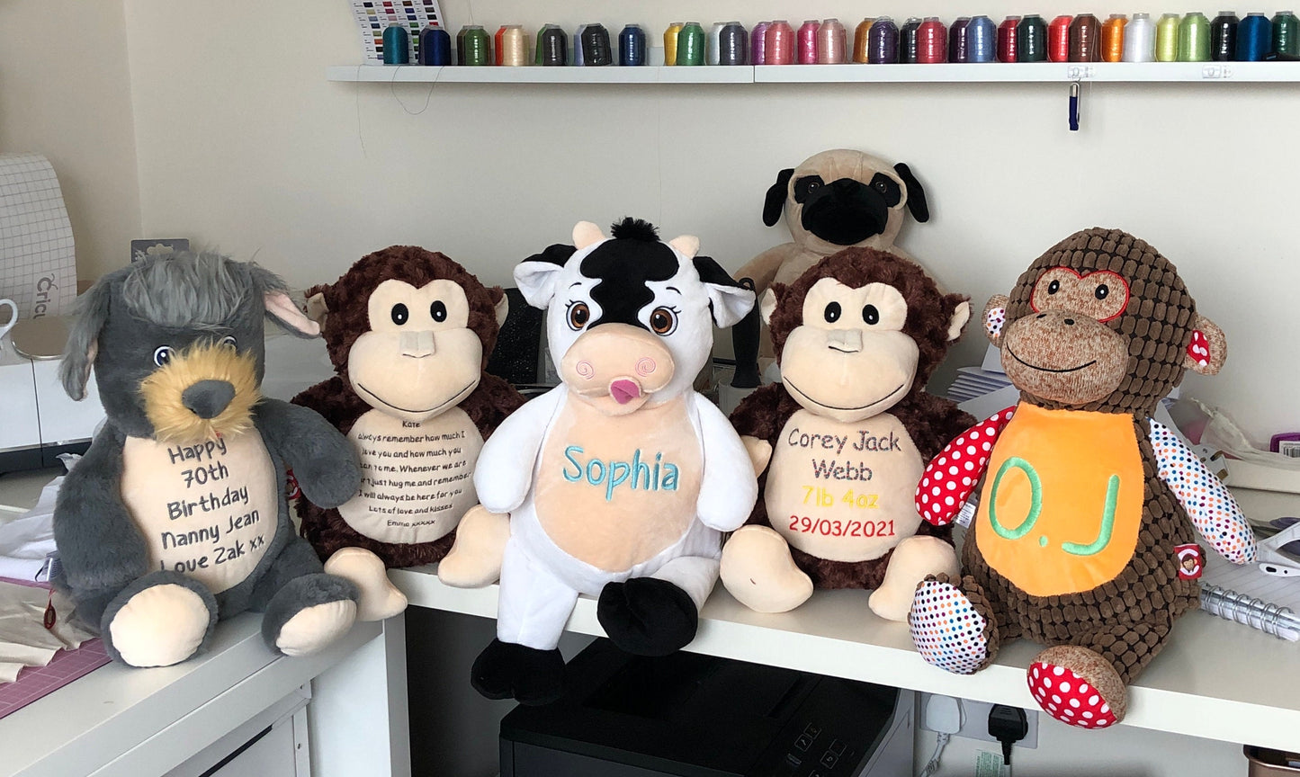 Cubbies Signature Cow, Personalised Embroidery