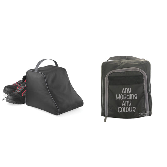 Personalised Embroidered Hiking Boot Bag Walking Boot Bag. Free Postage & Packing