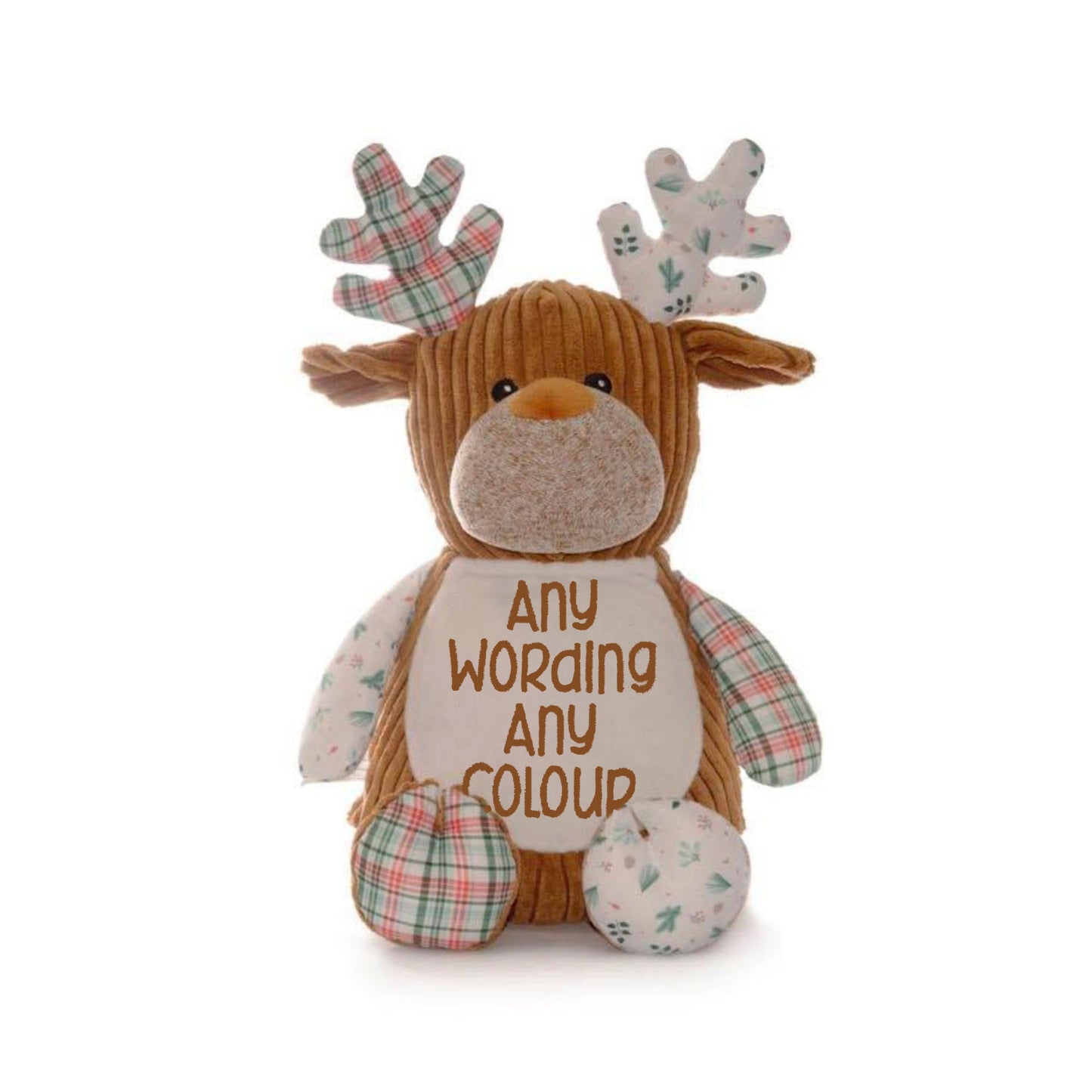 Cubbies Reindeer Baby Sensory Winterland, Personalised Embroidery