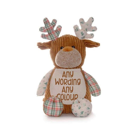Cubbies Reindeer Baby Sensory Winterland, Personalised Embroidery