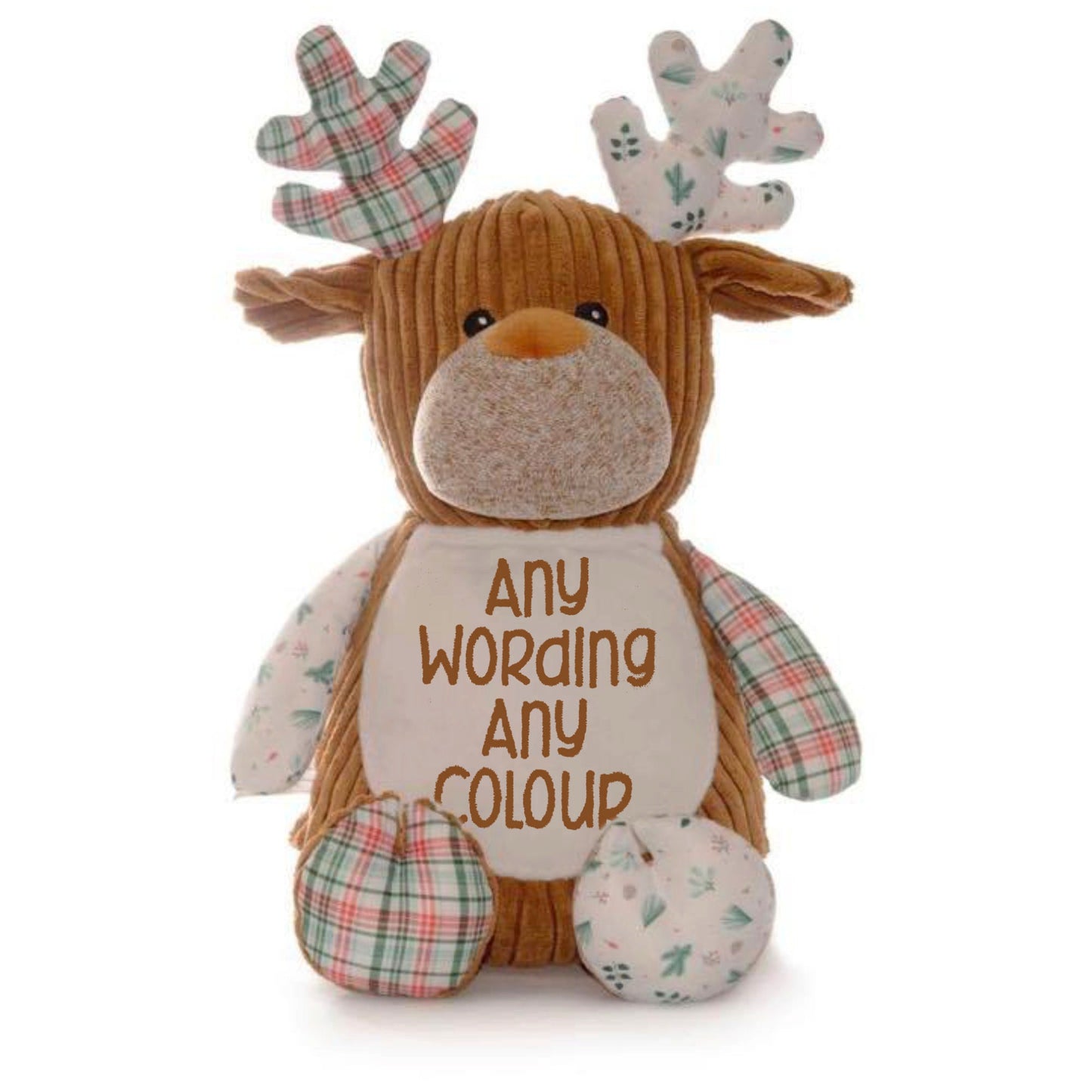 Cubbies Reindeer Baby Sensory Winterland, Personalised Embroidery