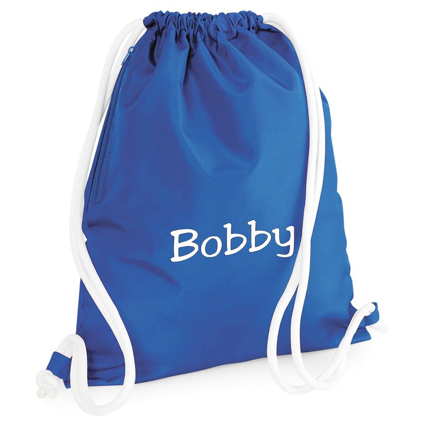Large Embroidered Personalised Drawstring Swimming Gym PE Bag. Free P&P