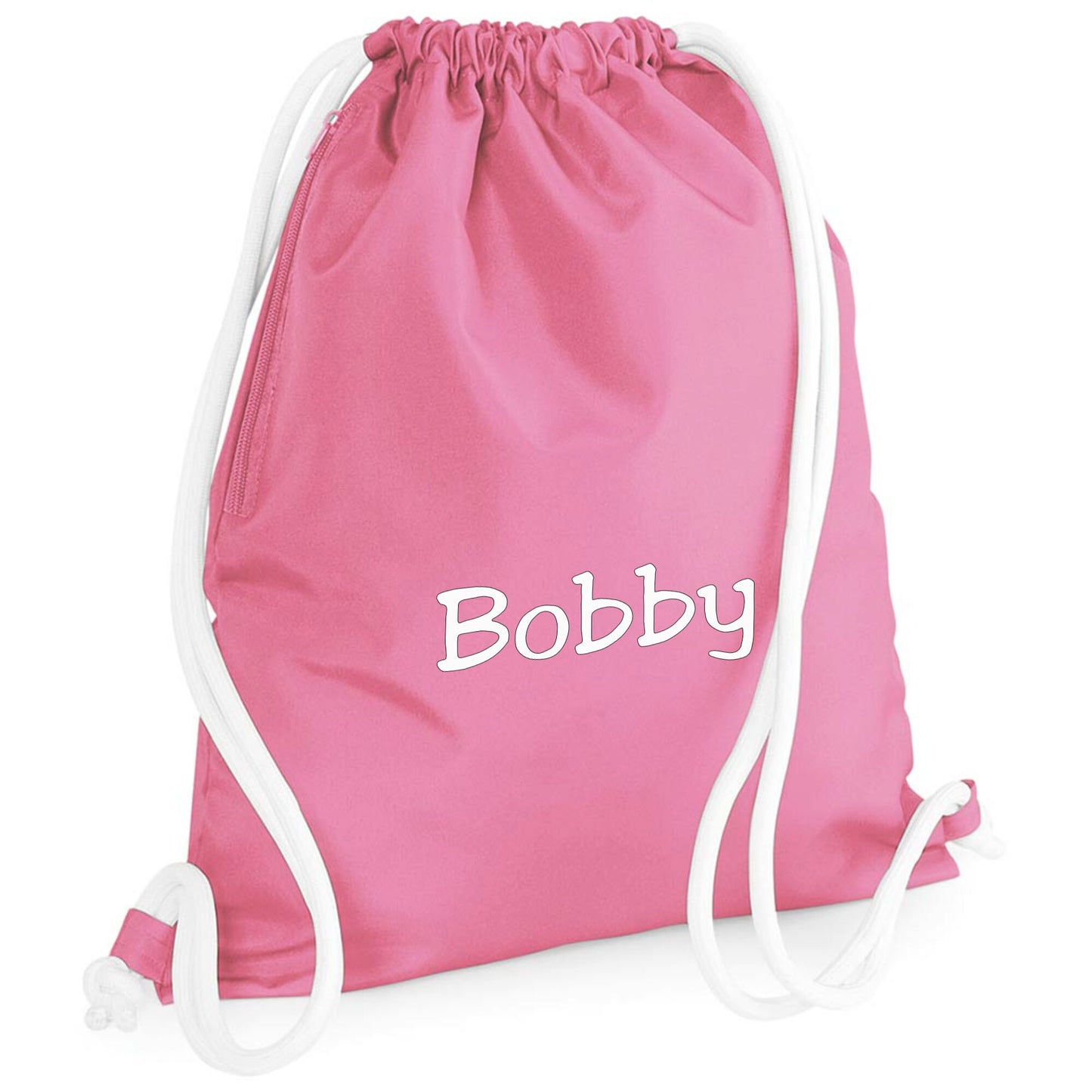 Large Embroidered Personalised Drawstring Swimming Gym PE Bag. Free P&P