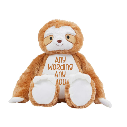 Zippie Sloth, Personalised embroidery