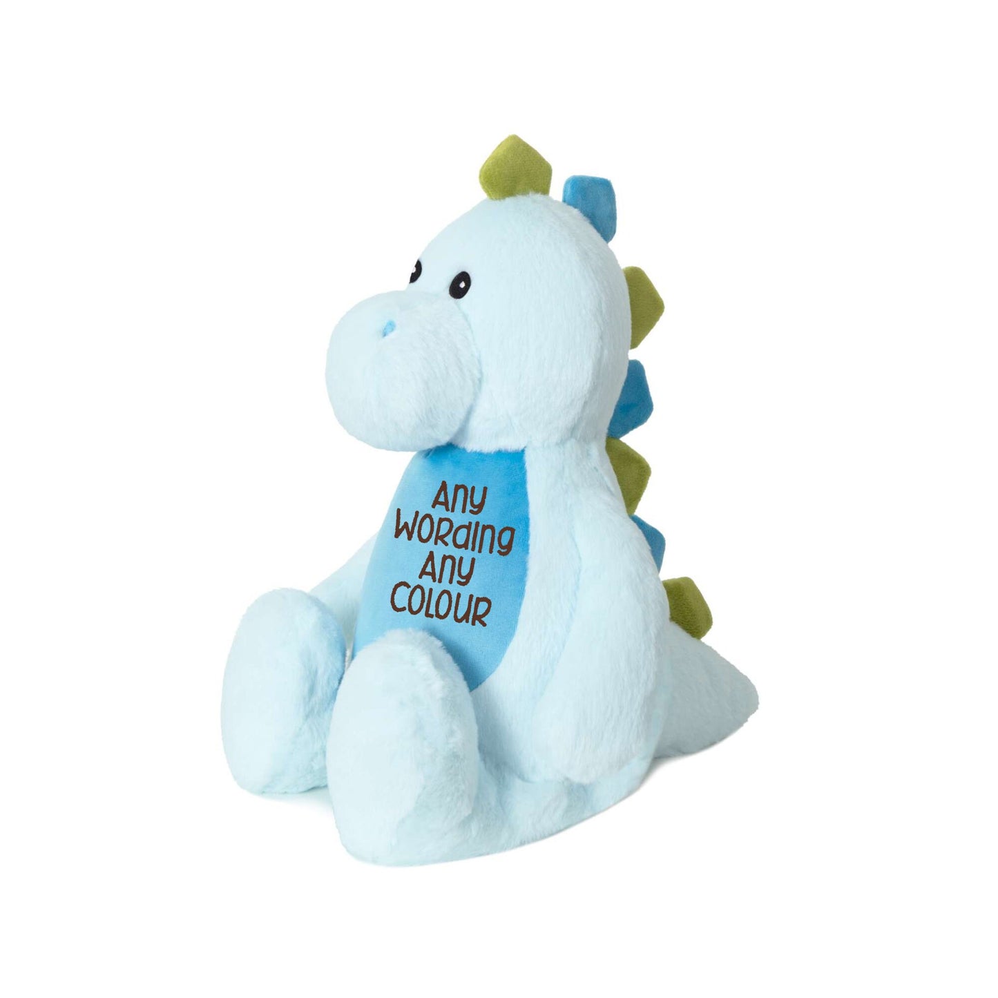 Personalised Cuddly Tummi Bear Dinosaur,  Embroidered
