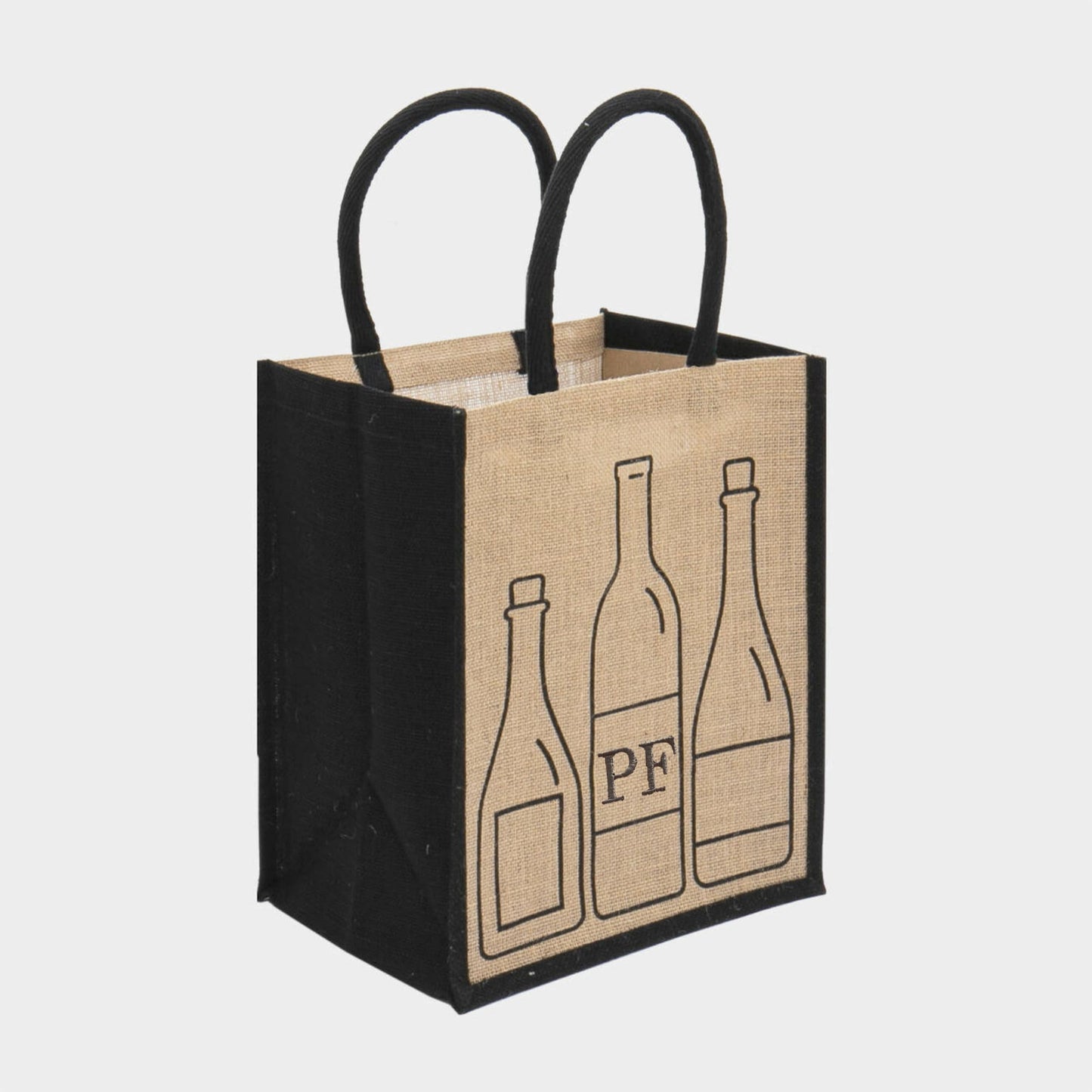 Wine Bottle Bag House Warming / New Home  / BBQ / Party / Christmas  / Personalised Embroidered with name or wording