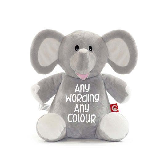 Cubbies Elephant,  Personalised Embroidery