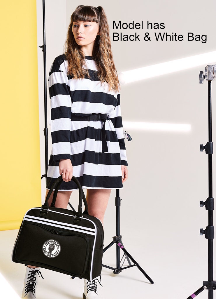 Northern Soul Embroidered Retro Bowling Bag Northern Soul Bag