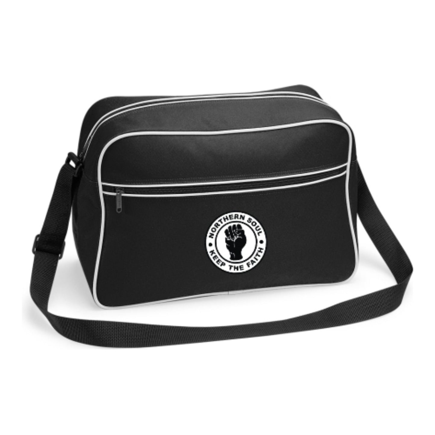 Embroidered Retro Shoulder Bag Northern Soul Bag.
