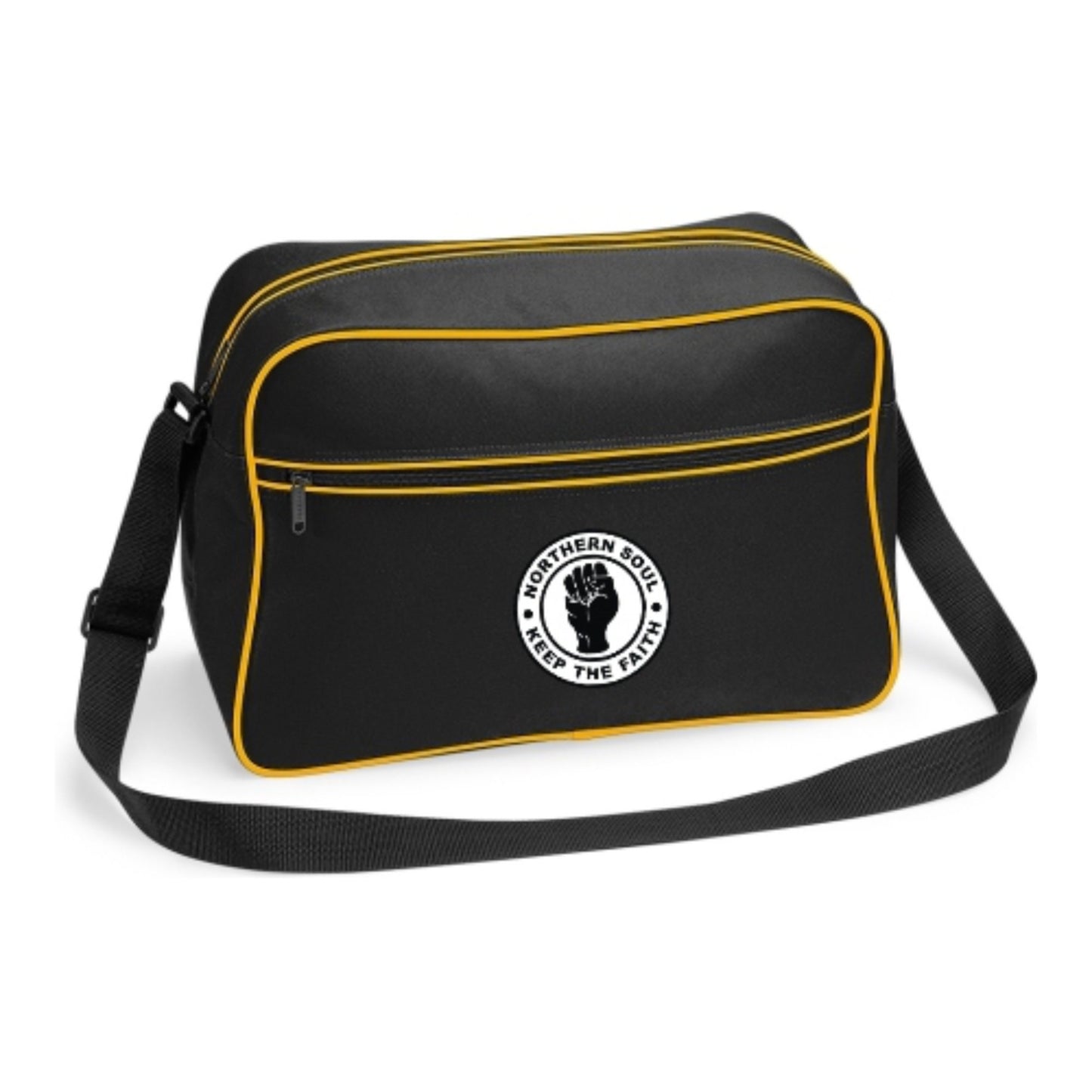 Embroidered Retro Shoulder Bag Northern Soul Bag.