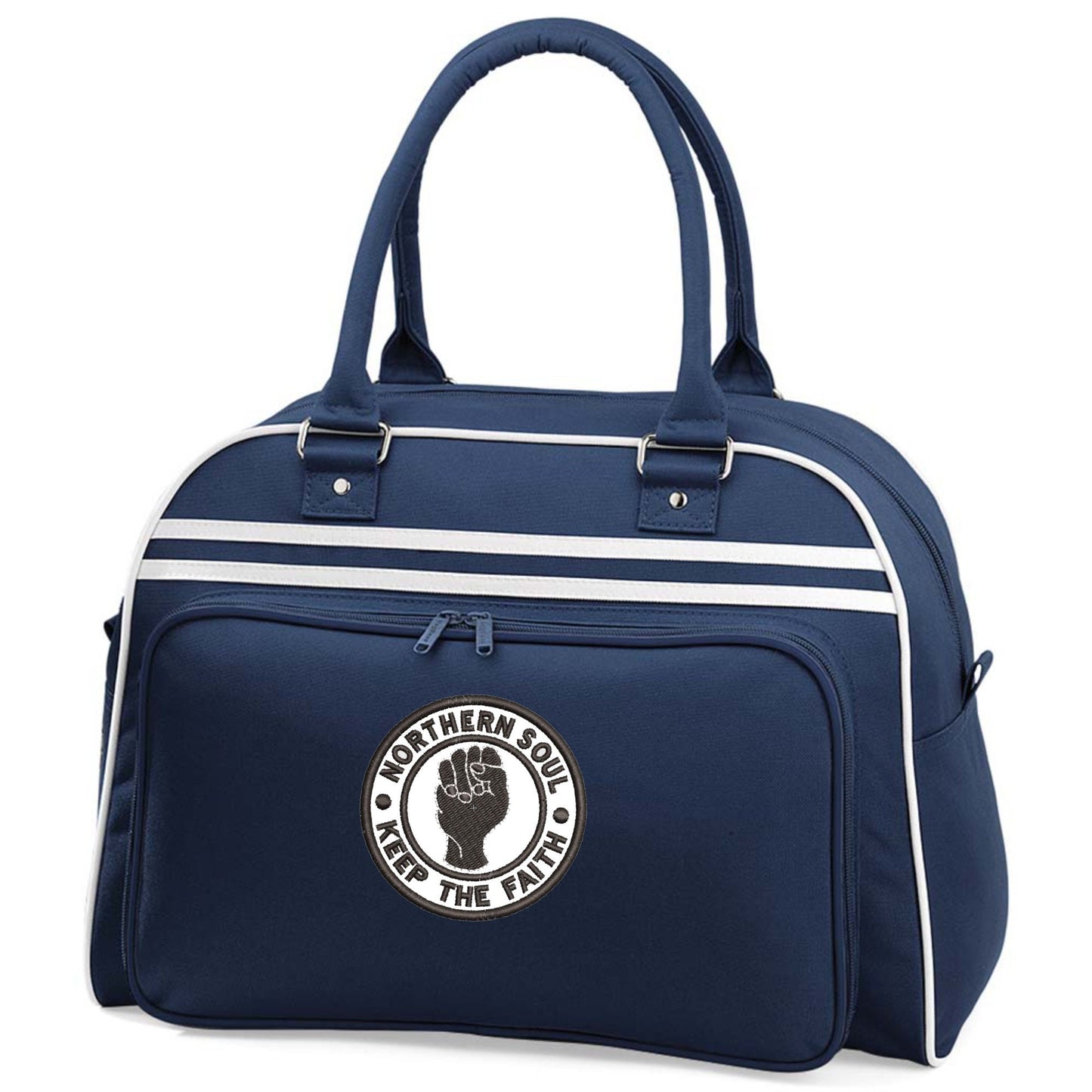 Northern Soul Embroidered Retro Bowling Bag Northern Soul Bag