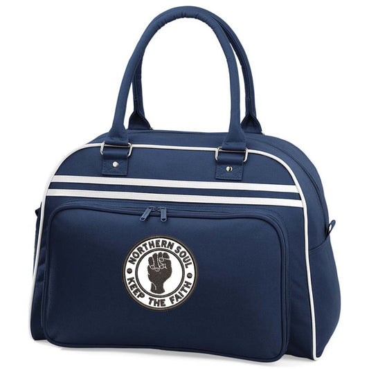 Northern Soul Embroidered Retro Bowling Bag Northern Soul Bag