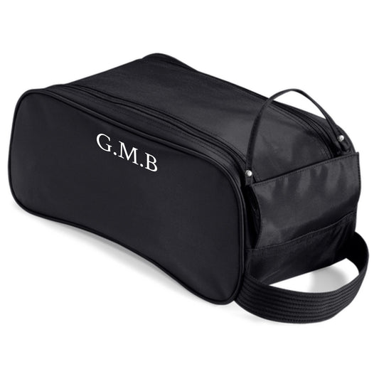 Sports Shoe Bag with Embroidered Initials